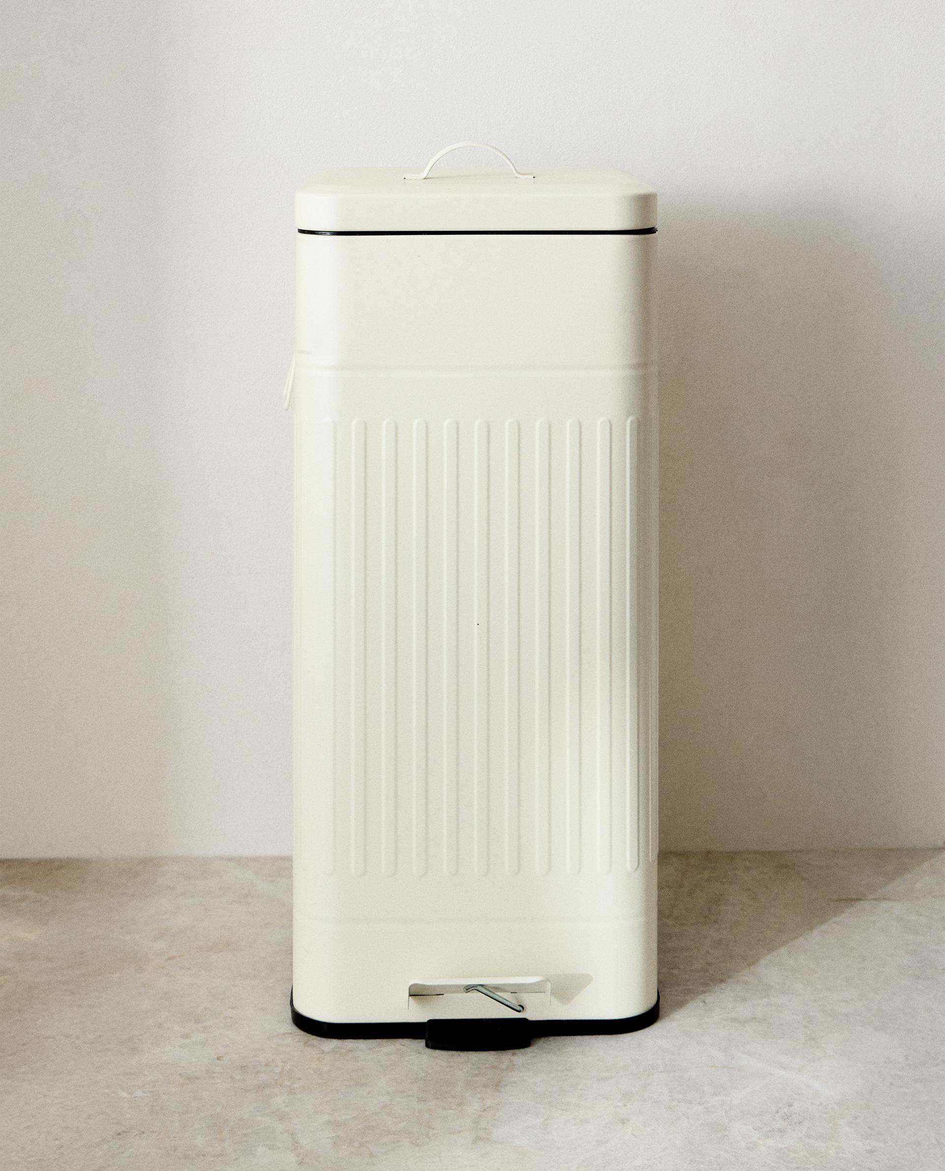 PAPELERA RECTANGULAR RETRO 30L - TRASH