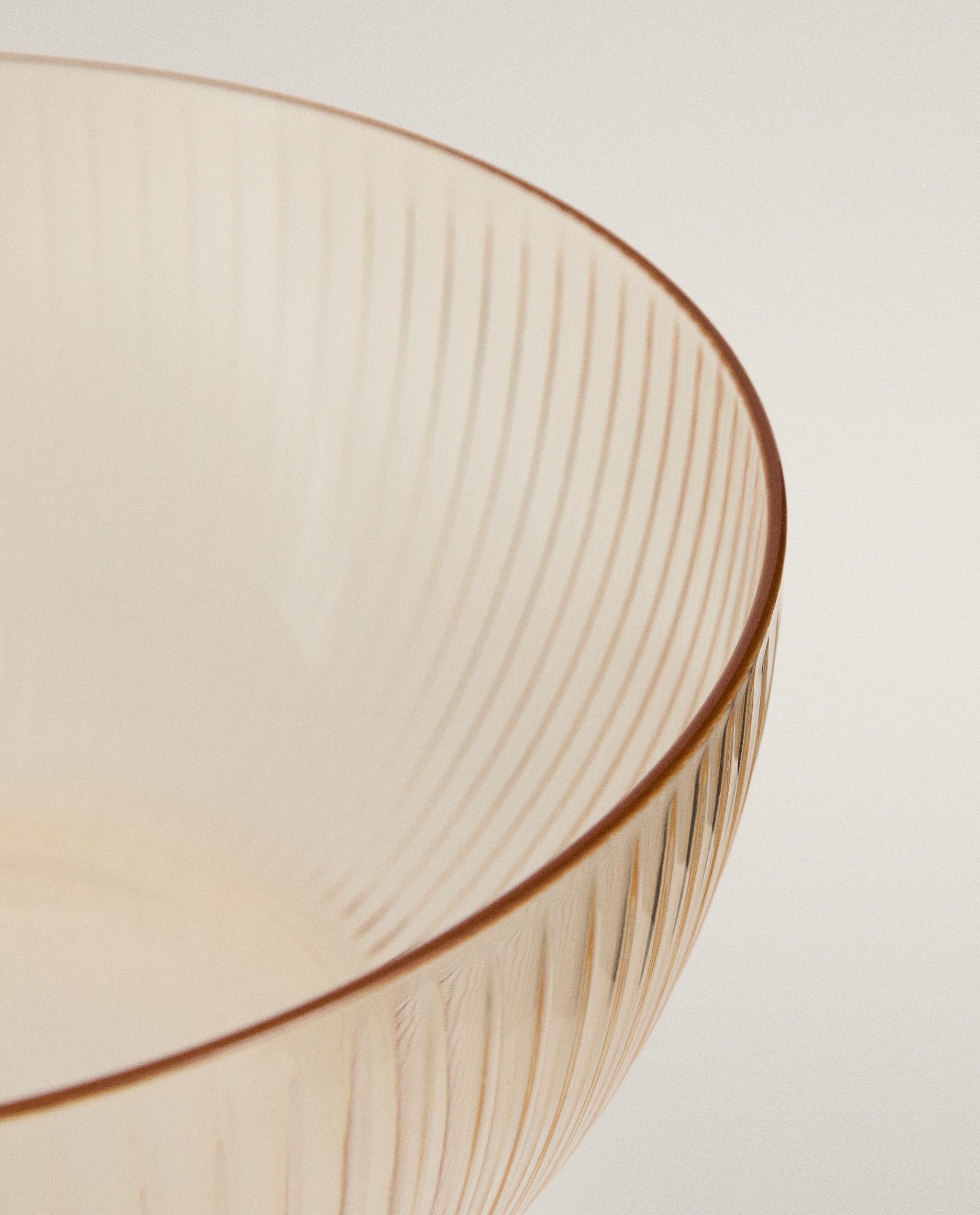 STRIPED ACRYLIC SALAD BOWL product thumbnail 2