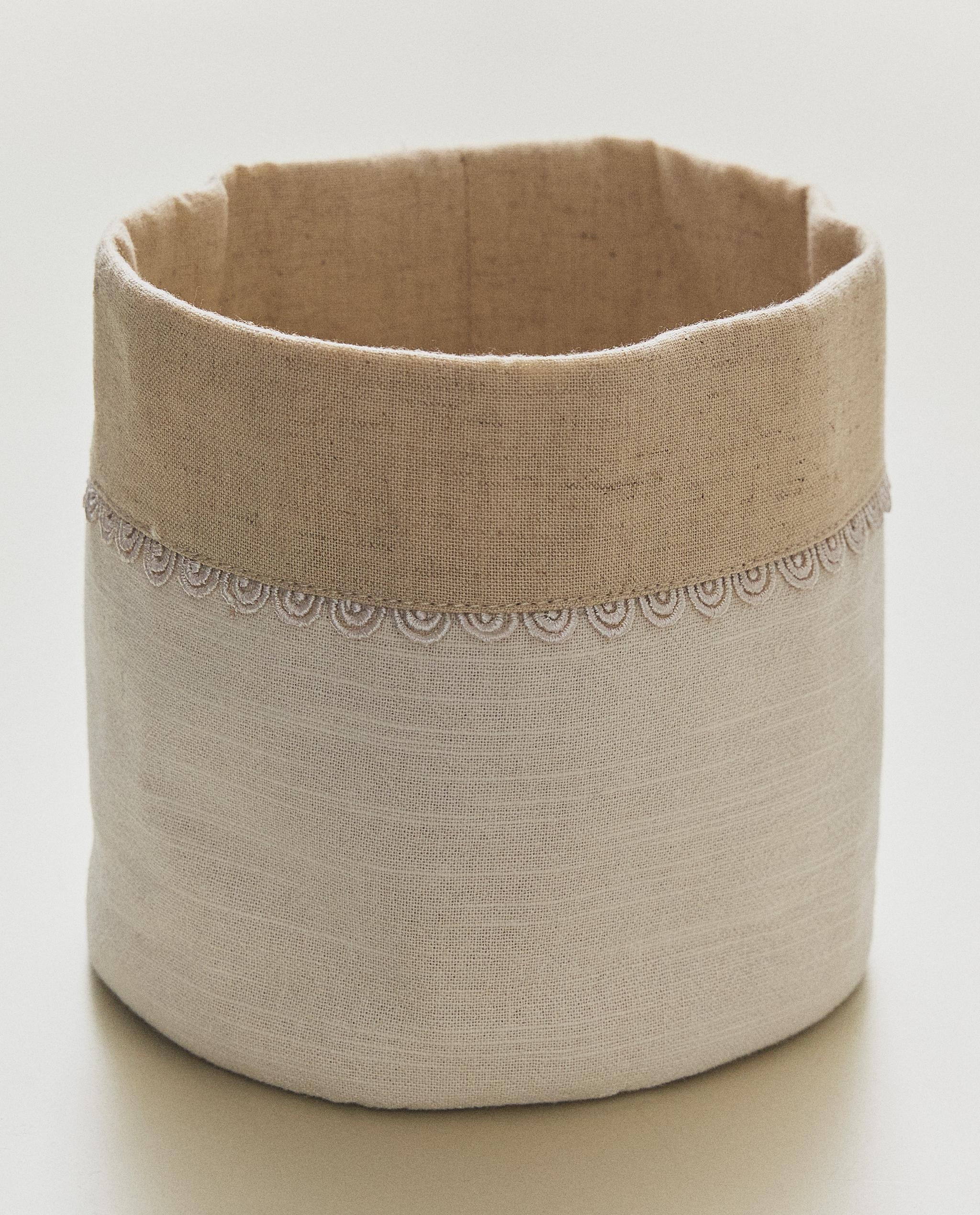 BREAD BASKET WITH LACE TRIM product thumbnail 8