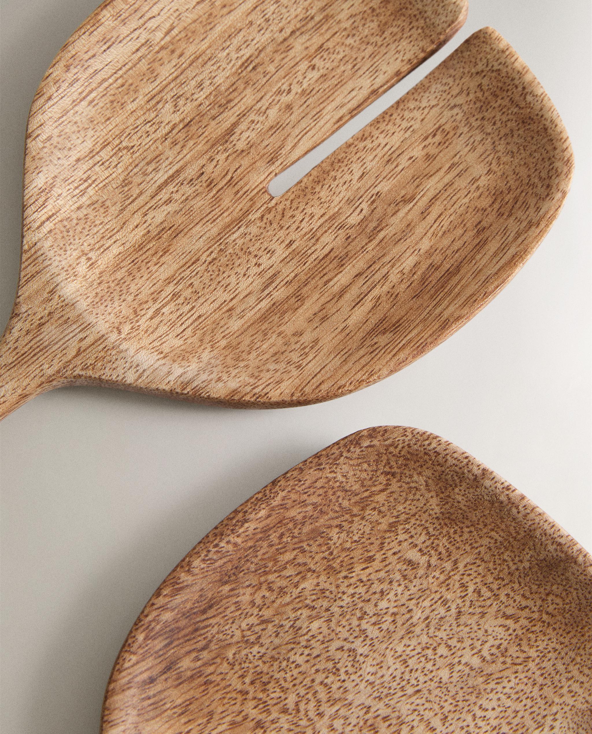 SET OF MANGO WOOD SALAD CUTLERY product thumbnail 4