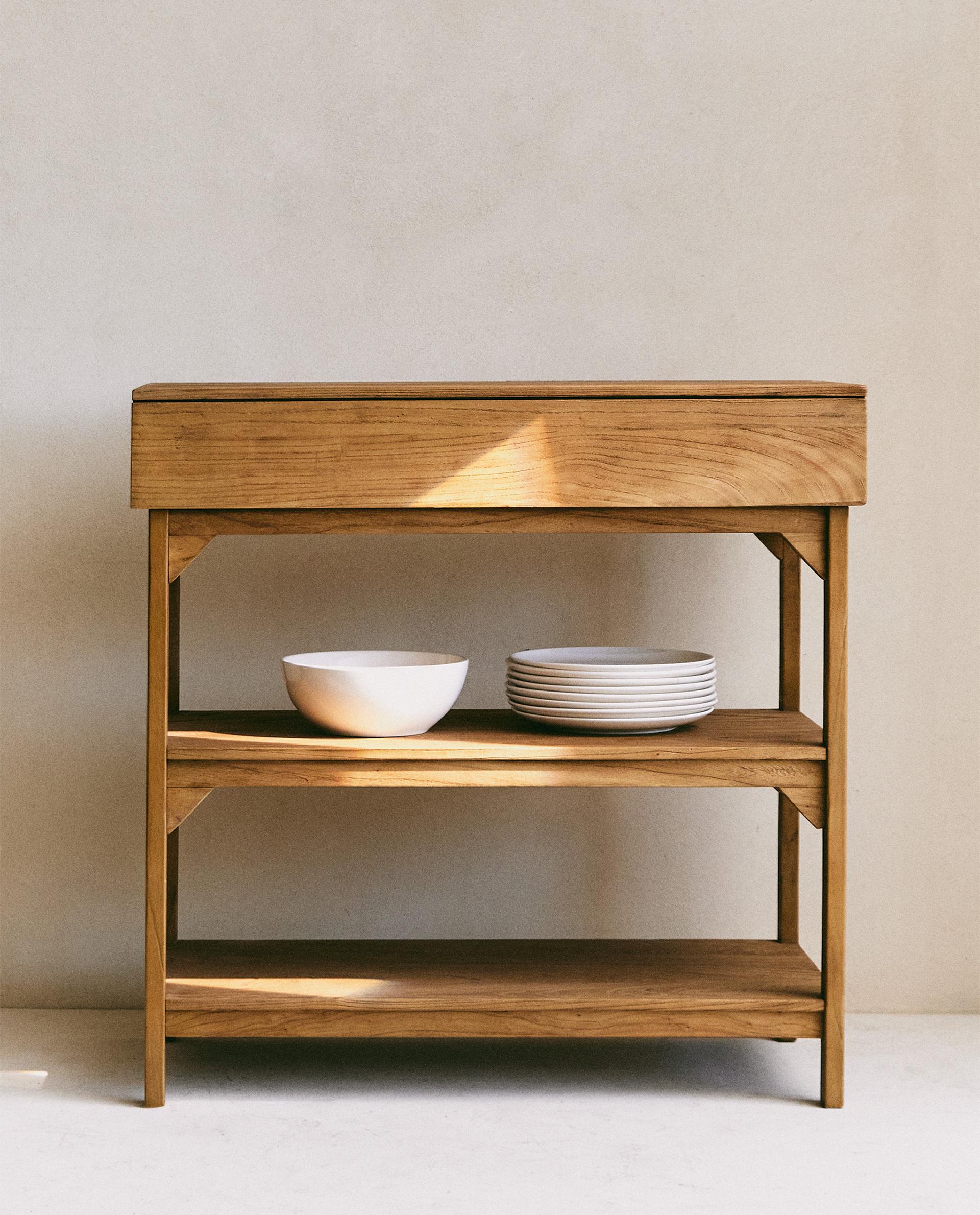WOODEN STORAGE UNIT | Zara Home United Kingdom