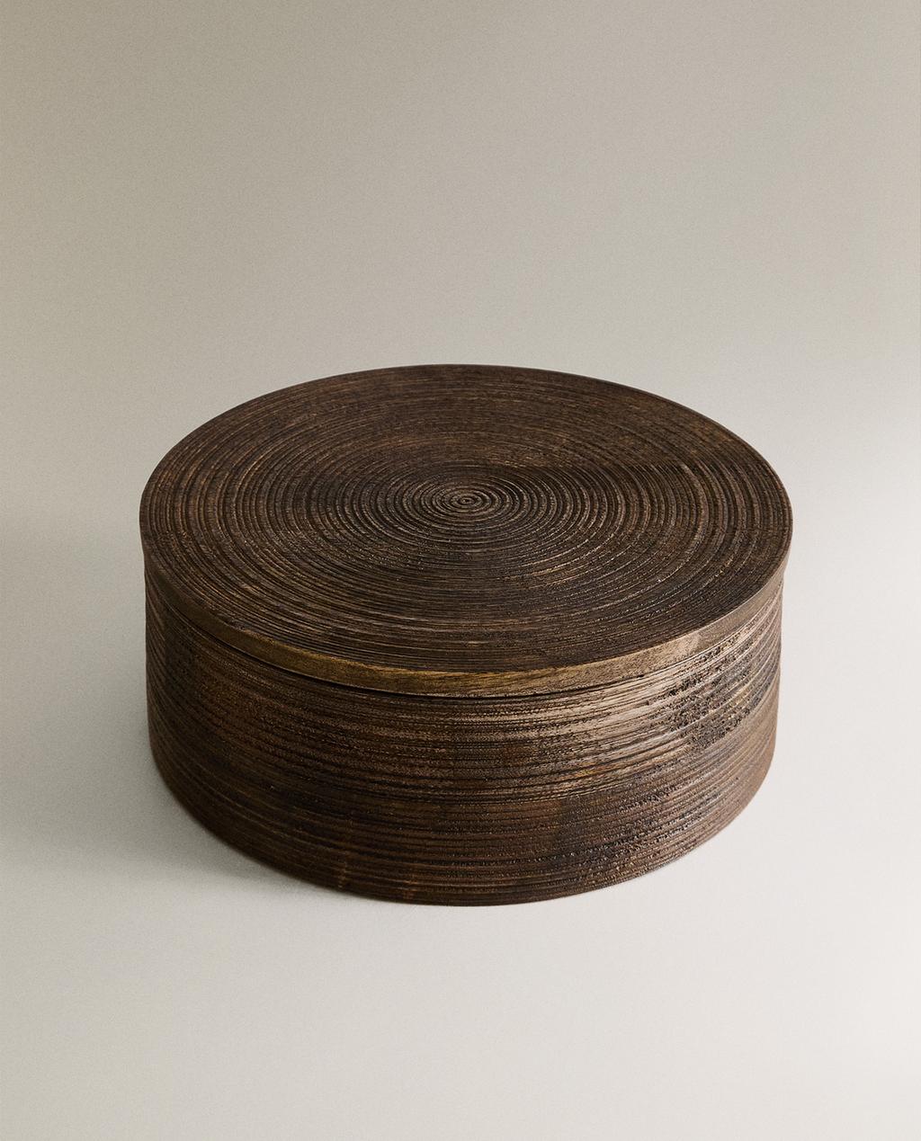 GRANDE BOÎTE RONDE BOIS