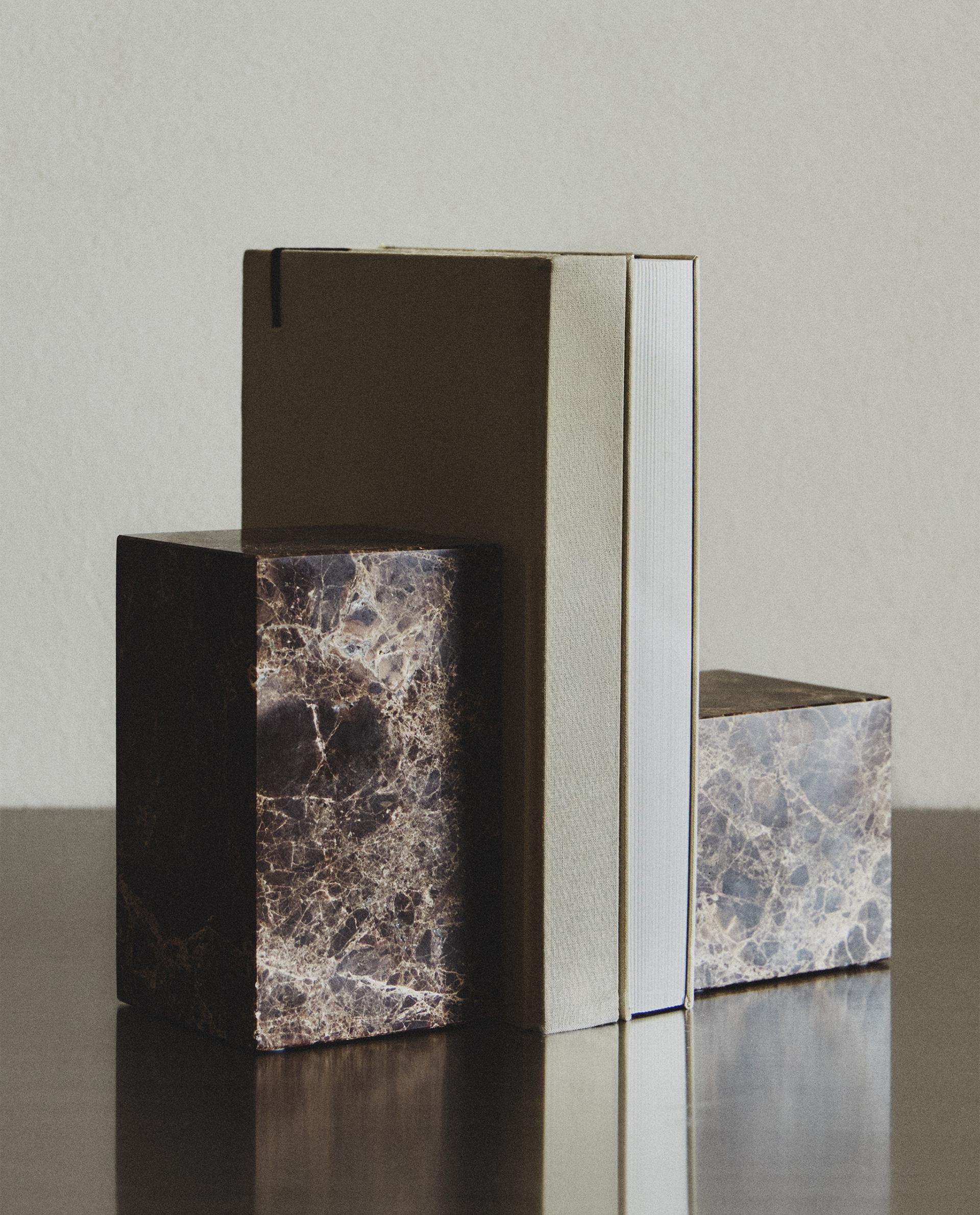 MARBLE BOOKEND