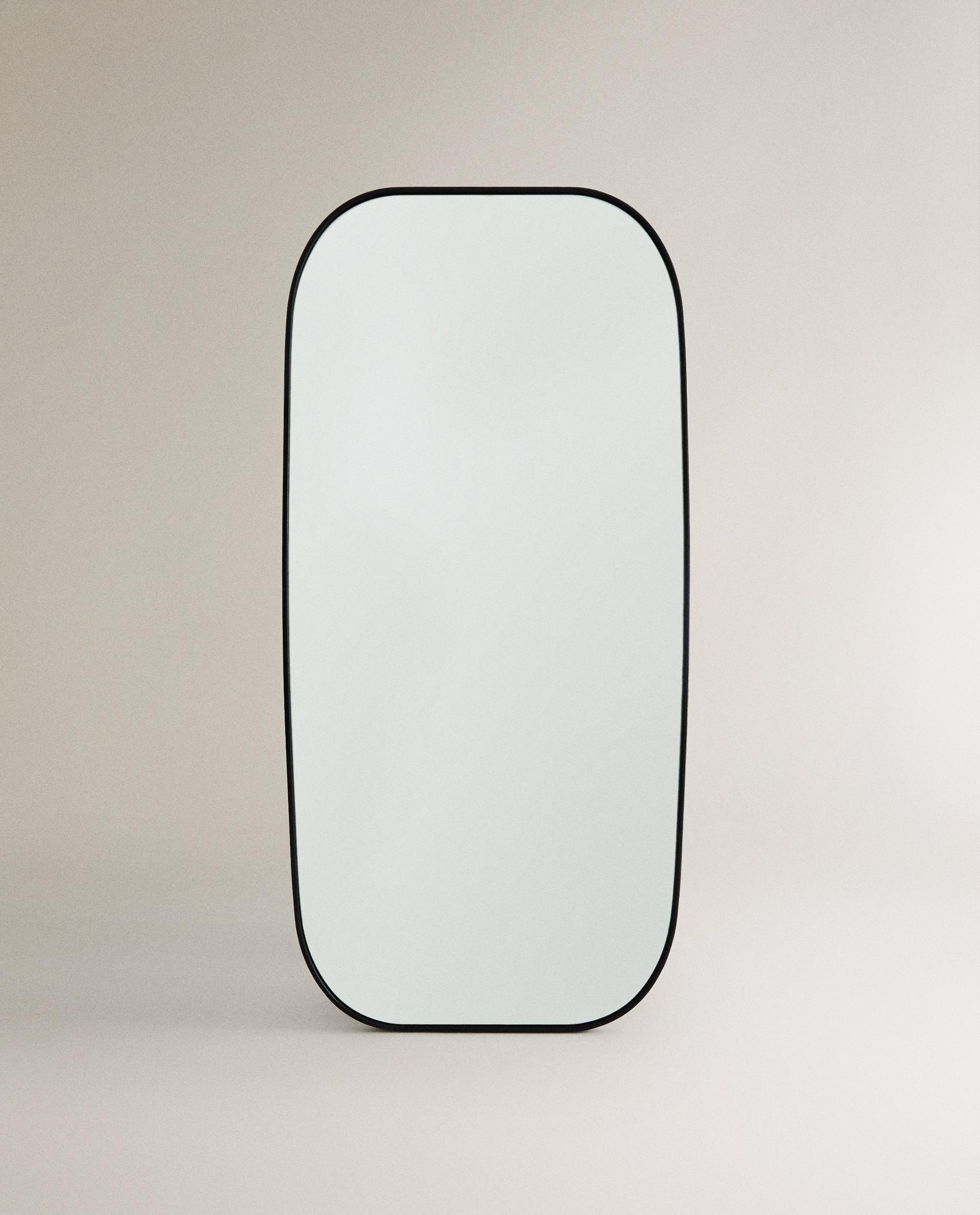 MIROIR SUR PIED CADRE ARRONDI