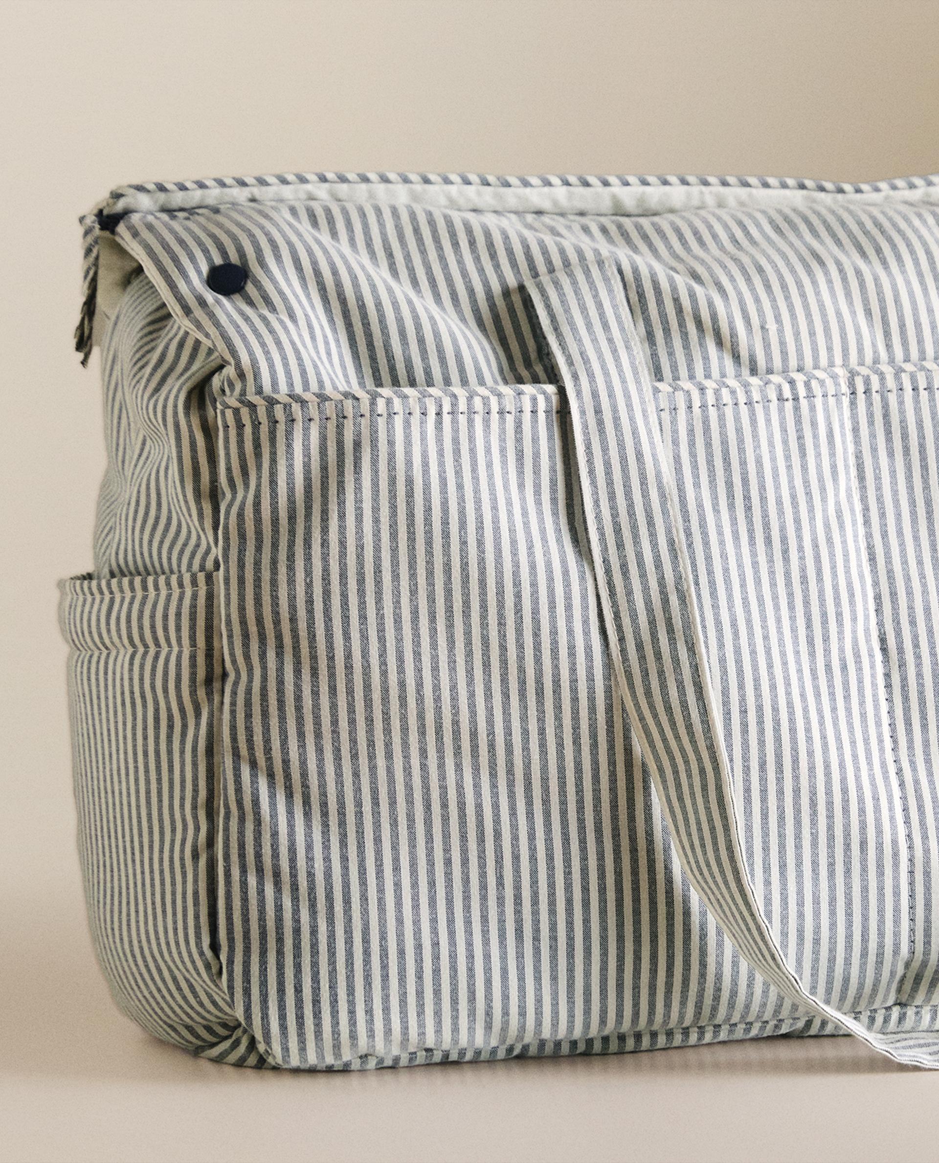 BOLSA MATERNIDAD ALGODÓN RAYAS BOLSA MATERNIDAD ALGODÓN RAYAS