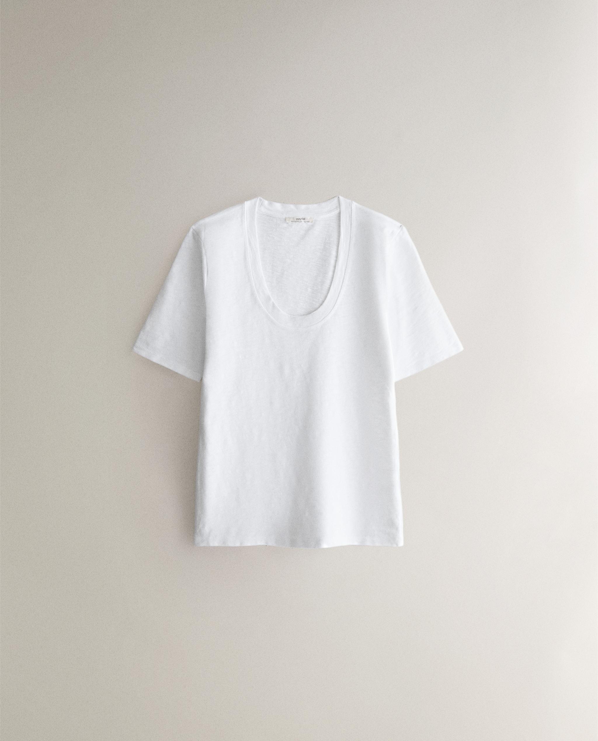 SHORT-SLEEVE COTTON T-SHIRT product thumbnail 4