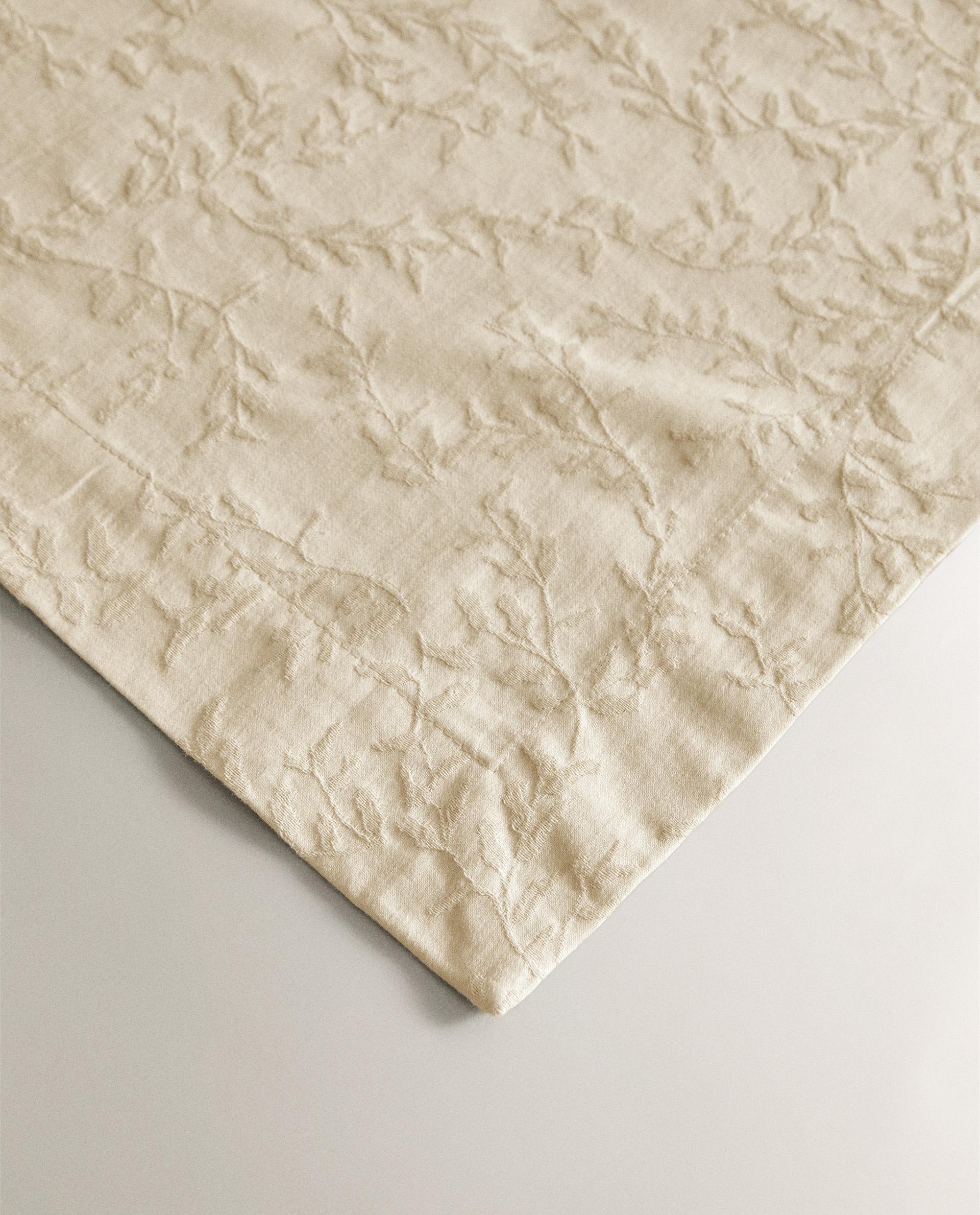 未使用品】ZARAHOME リネンジャカード織 テーブルクロス - メルカリ