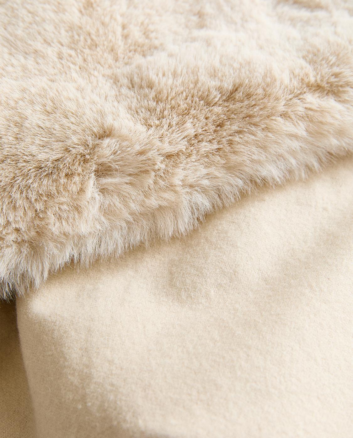 フェイクファー ブランケット | Zara Home 日本/Japan