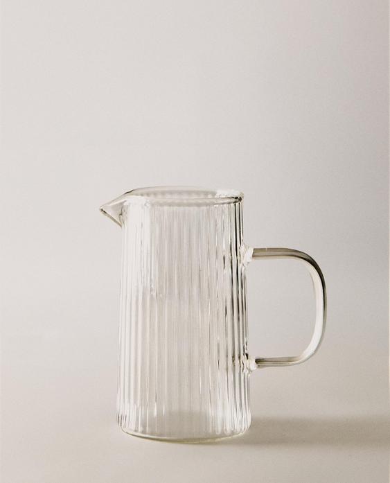 RAISED BOROSILICATE MILK PITCHER RAISED BOROSILICATE MILK PITCHER