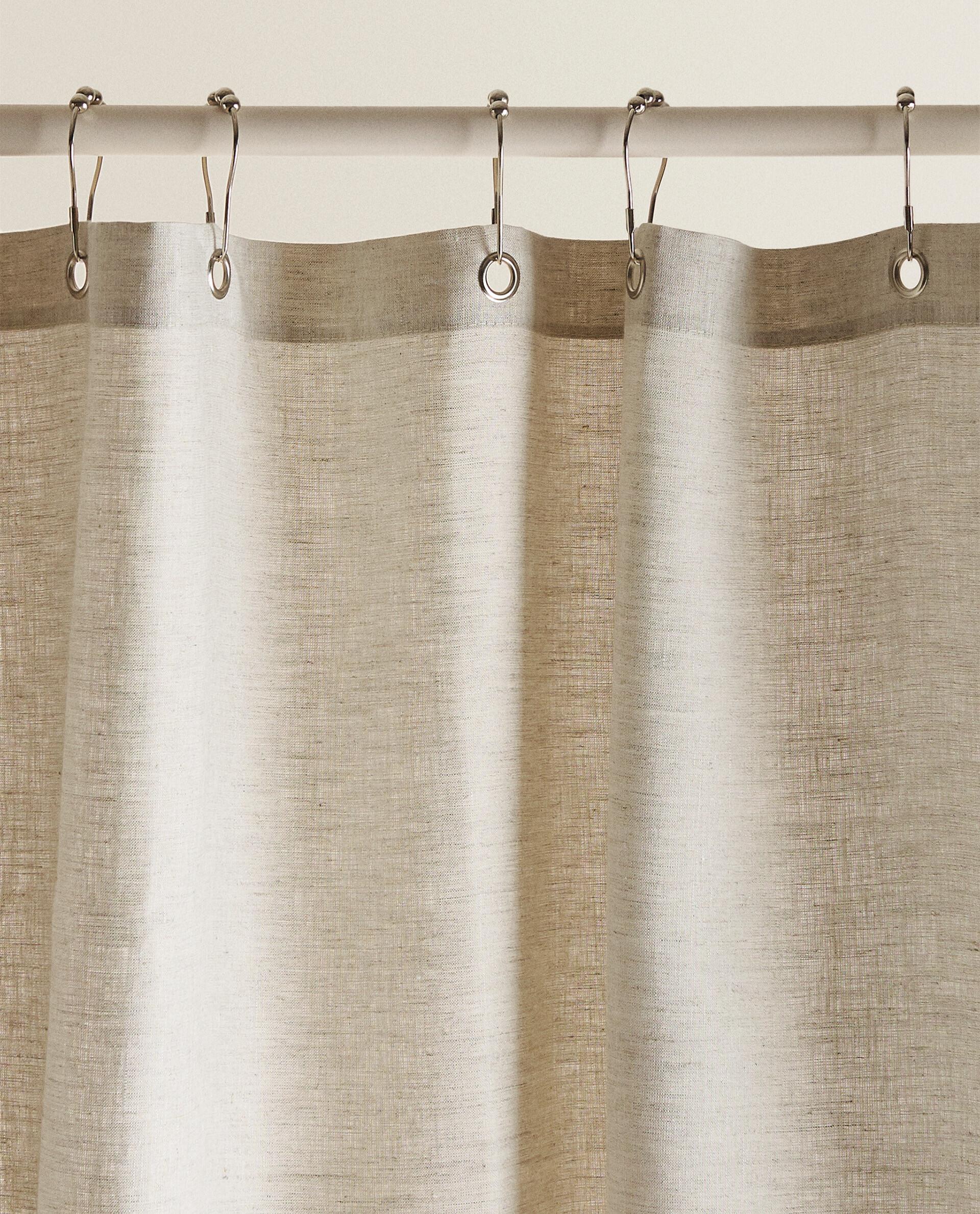 TRANSLUCENT LINEN SHOWER CURTAIN product thumbnail 15