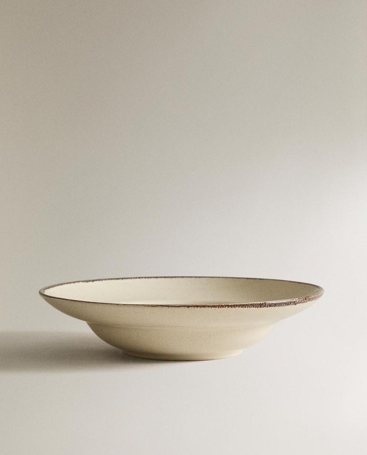 STONEWARE PASTA PLATE