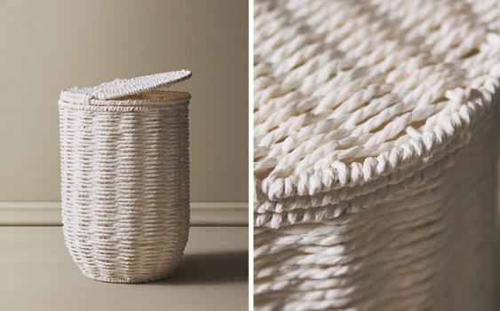 פח לחדר האמבטיה עם מכסה ניתן להסרה