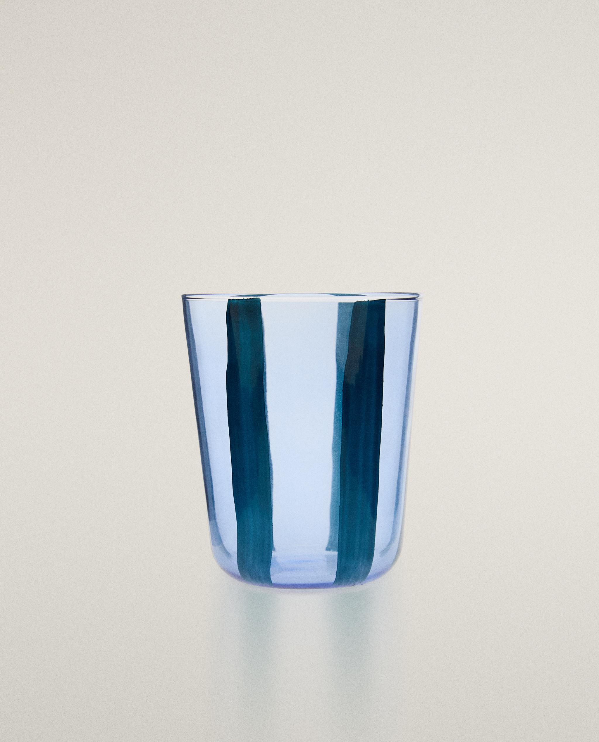 GLASS TUMBLER WITH LINE DESIGN product thumbnail 16