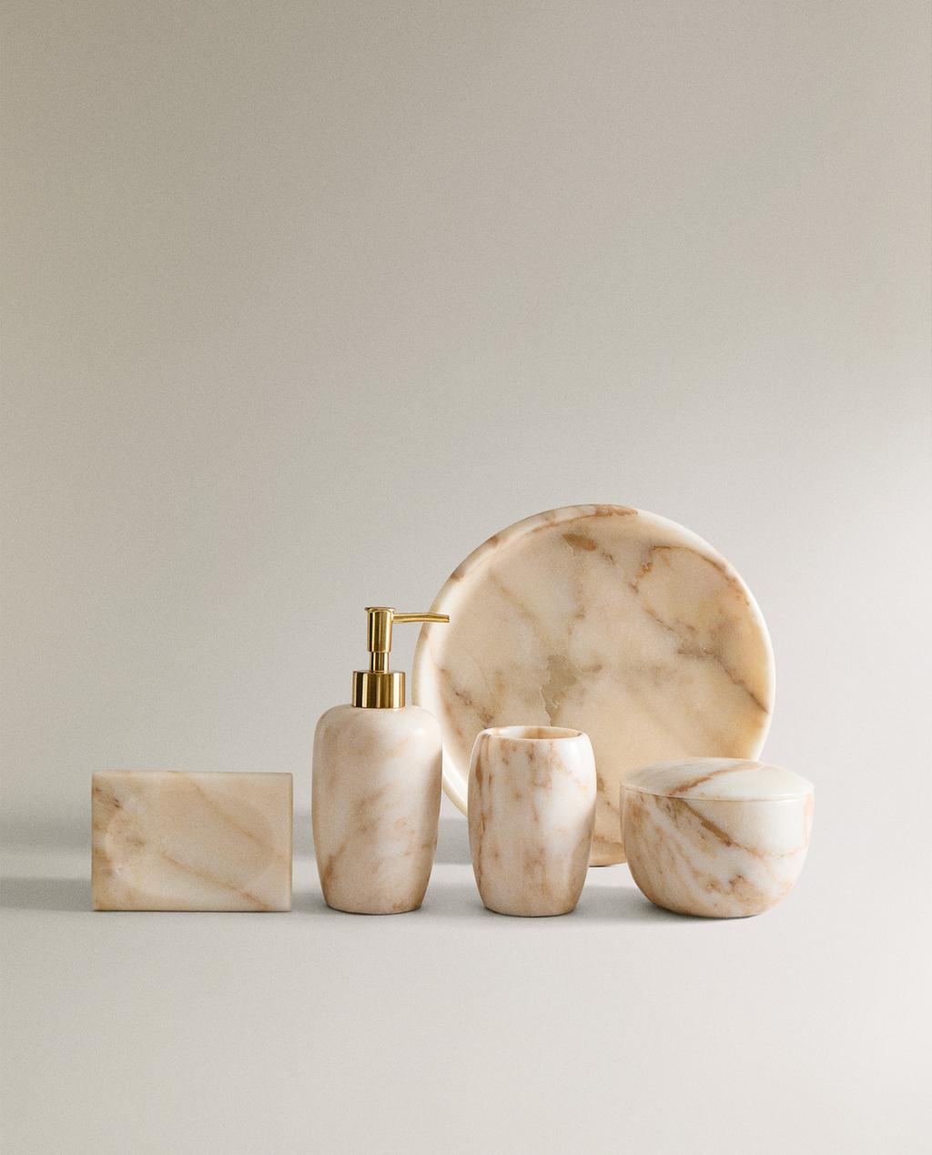 MARBLE BATHROOM SET