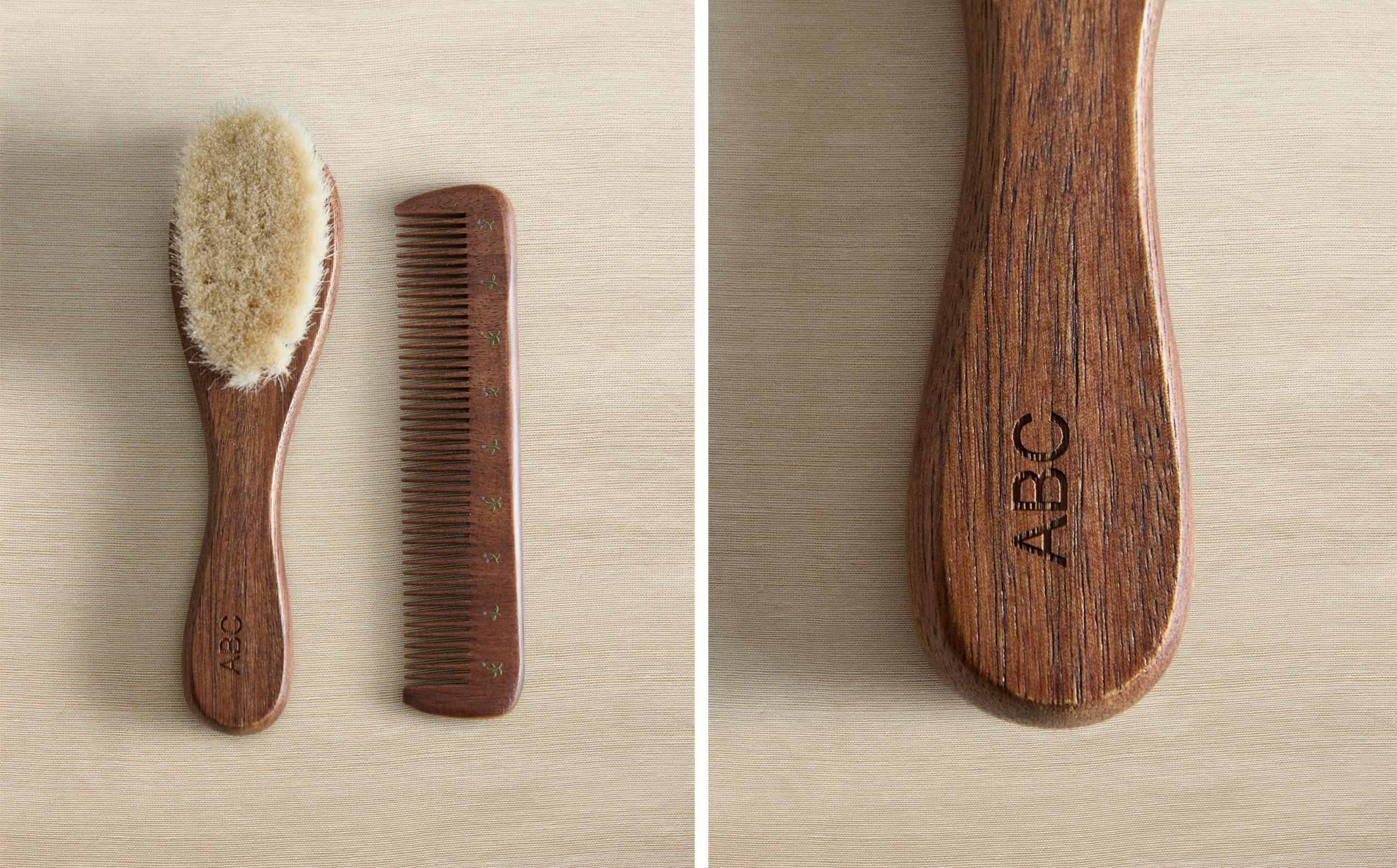 BABY FLORAL BRUSH AND COMB SET product thumbnail 11