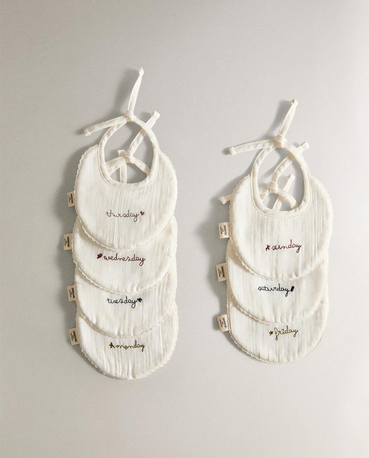 BABERO BEBÉ SEMANAL (PACK DE 7) BABERO BEBÉ SEMANAL (PACK DE 7)