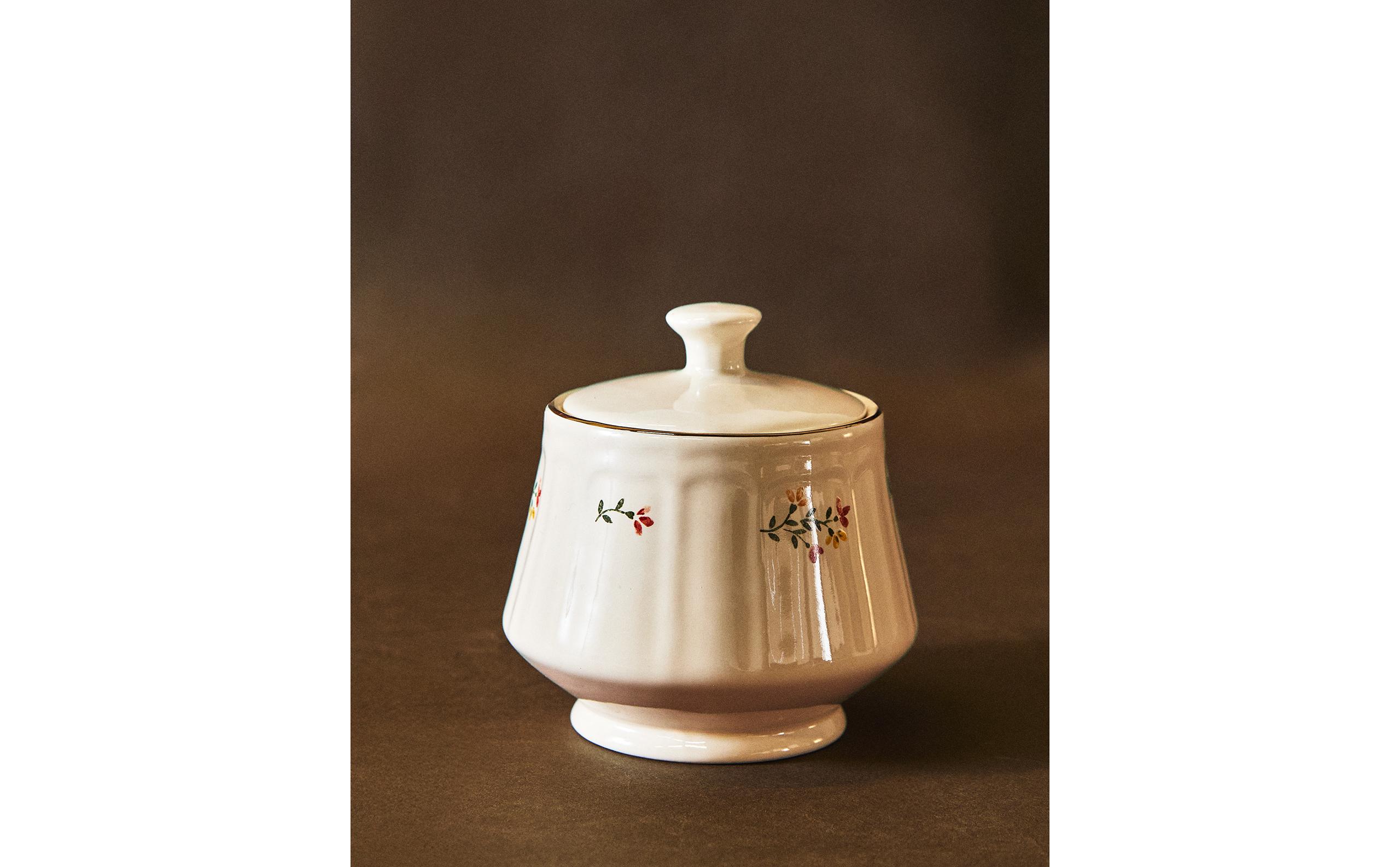 ポーセリン シュガーボウル 花柄 | Zara Home 日本/Japan