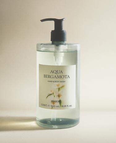 (500 ML) AQUA BERGAMOT LIQUID SOAP