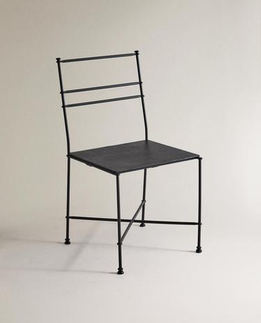 OUTDOOR WROUGHT IRON CHAIR
