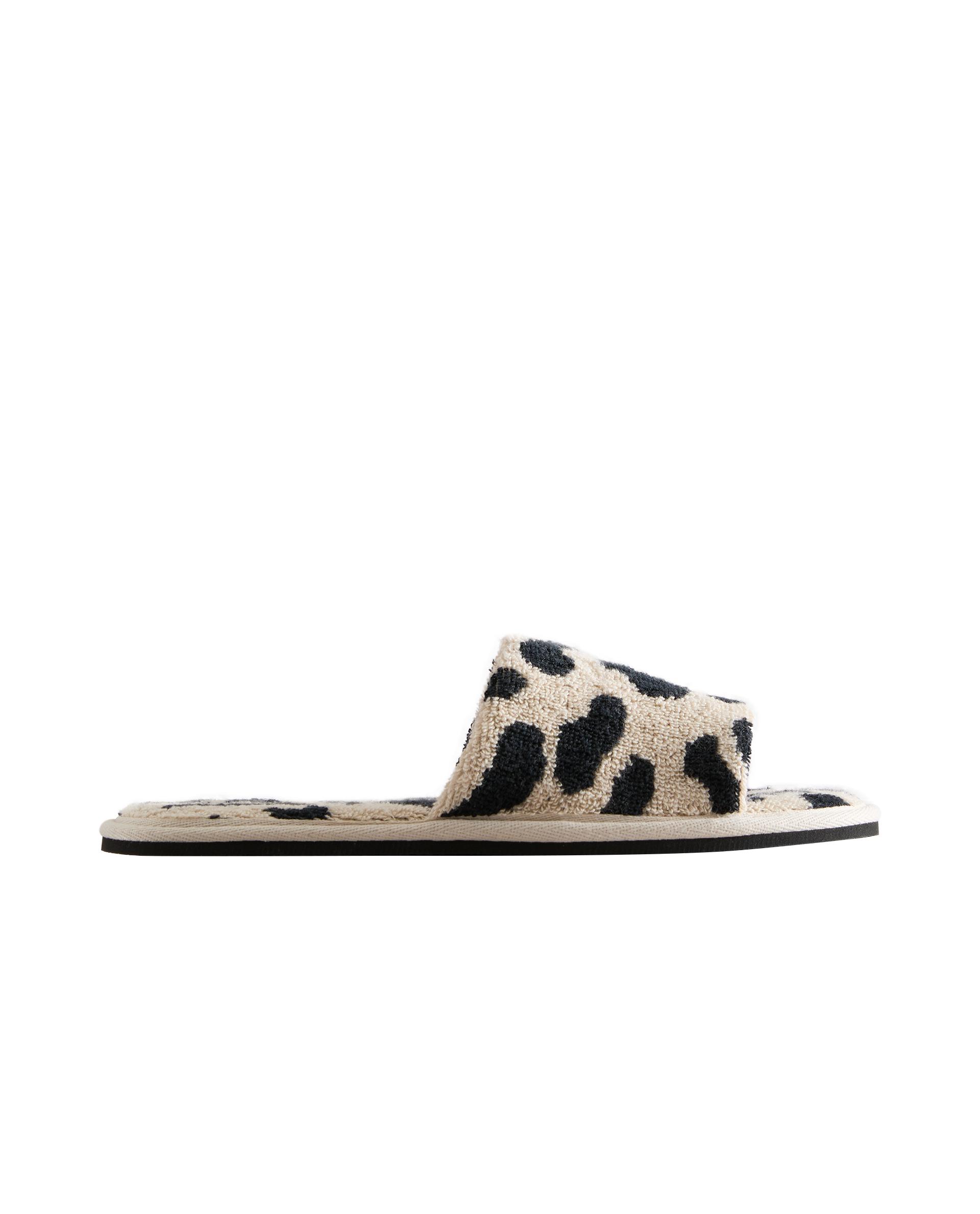ANIMAL PRINT TERRY SLIDER SLIPPERS product thumbnail 7