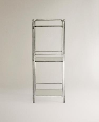 STEEL AND GLASS STORAGE UNIT