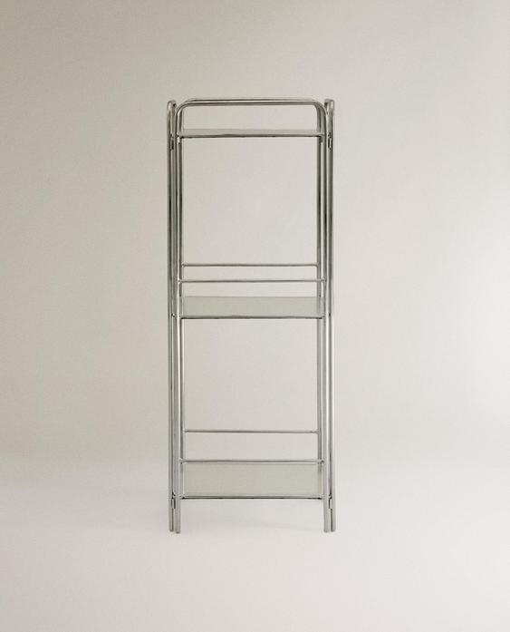 DAIKTŲ LAIKYMO LENTYNA IŠ PLIENO IR STIKLO DAIKTŲ LAIKYMO LENTYNA IŠ PLIENO IR STIKLO