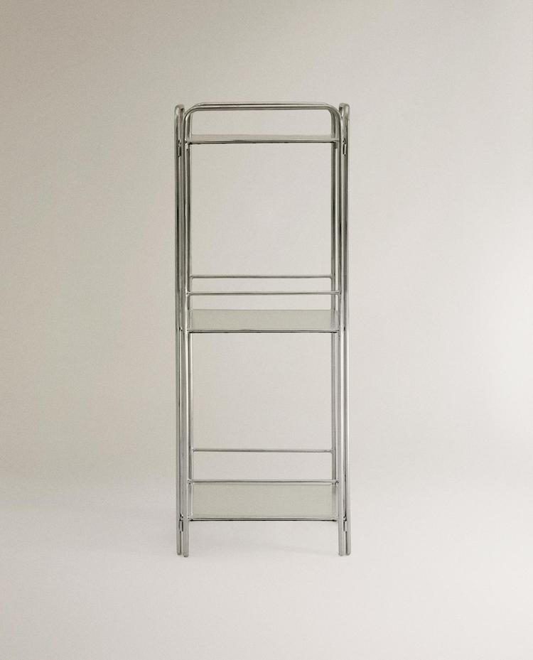 MEUBLE DE RANGEMENT ACIER ET VERRE MEUBLE DE RANGEMENT ACIER ET VERRE