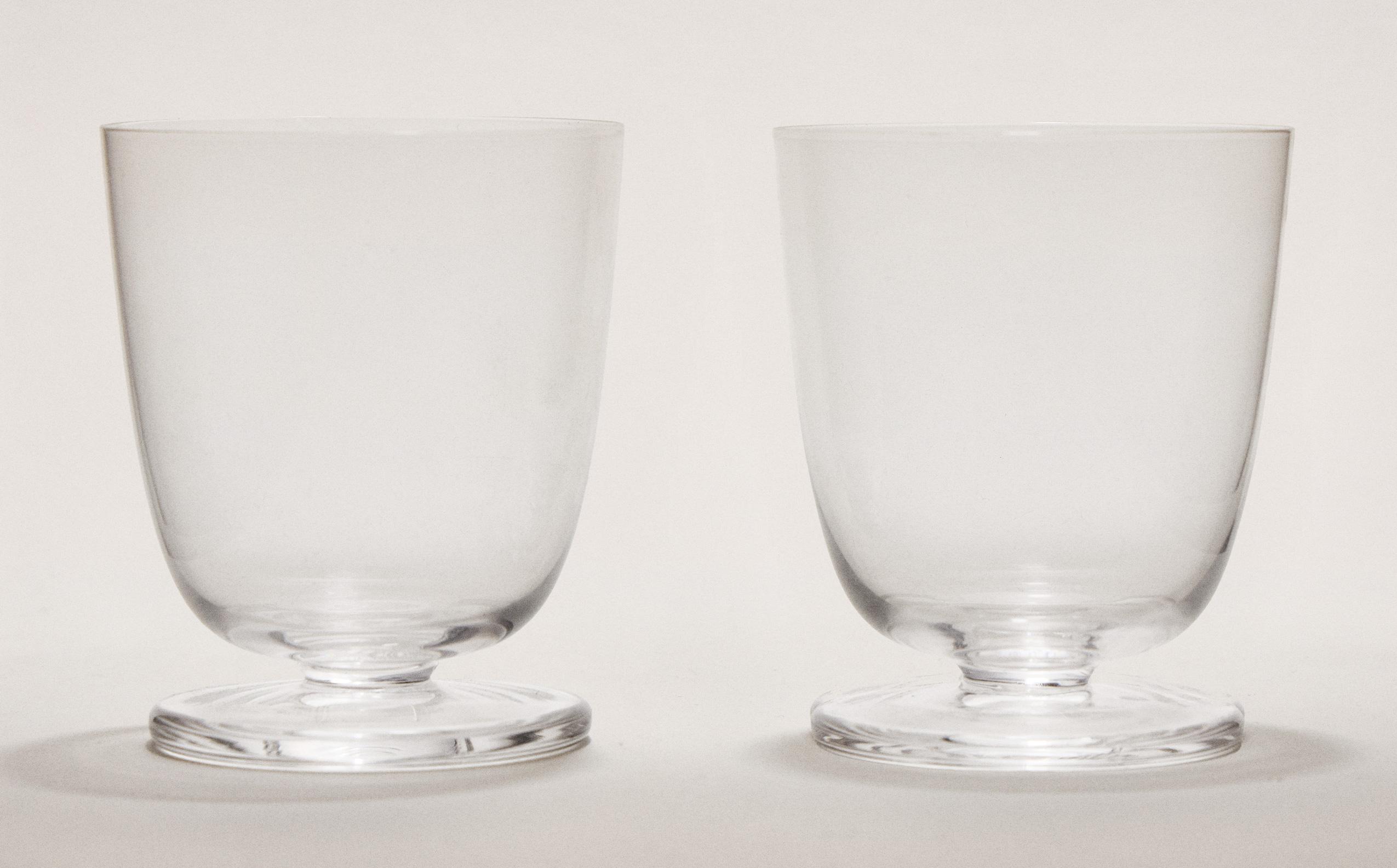 SET OF 2 - STEMMED GLASS M