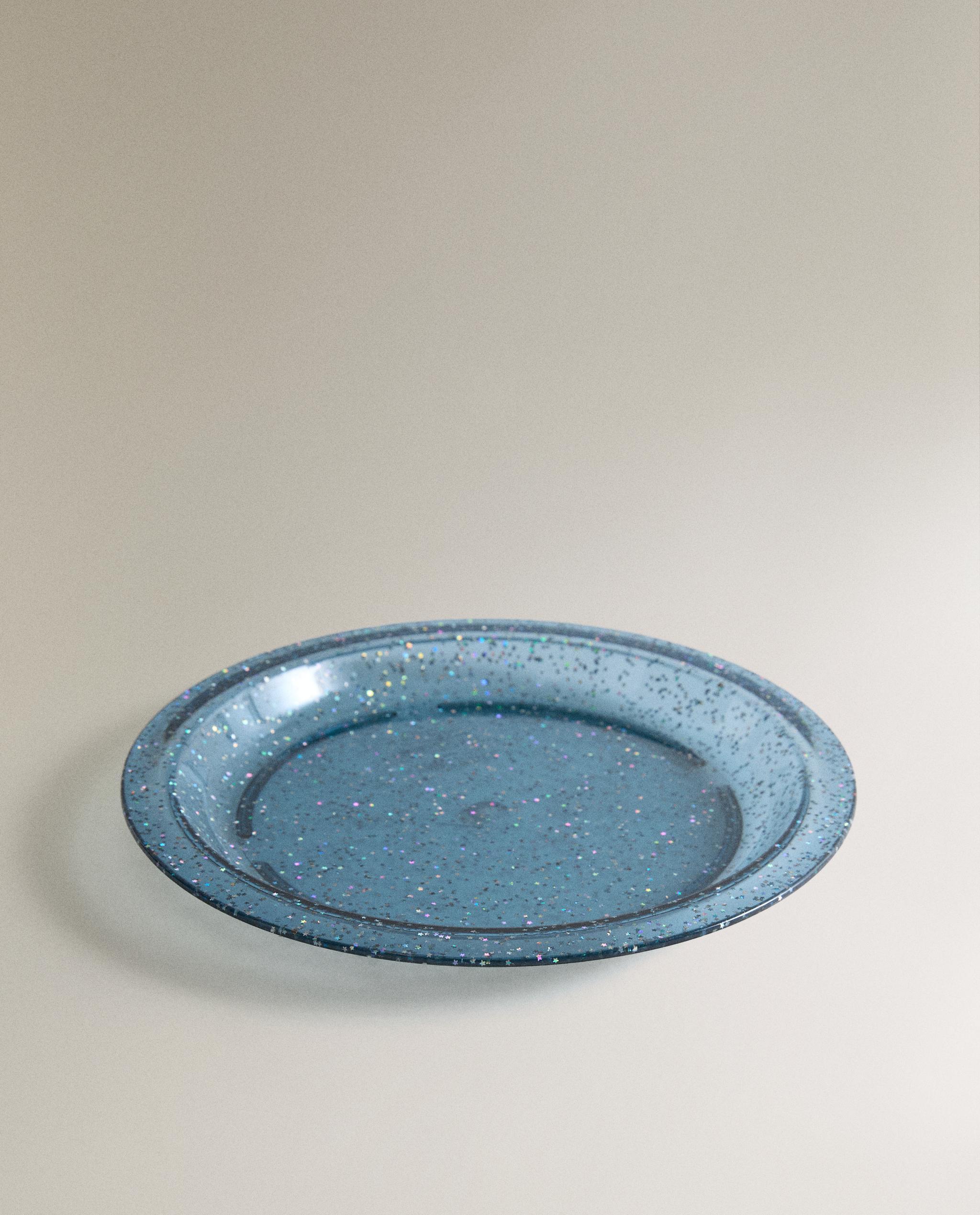 CHILDREN'S GLITTER TRITAN™ PLATE WITH STARS product thumbnail 7