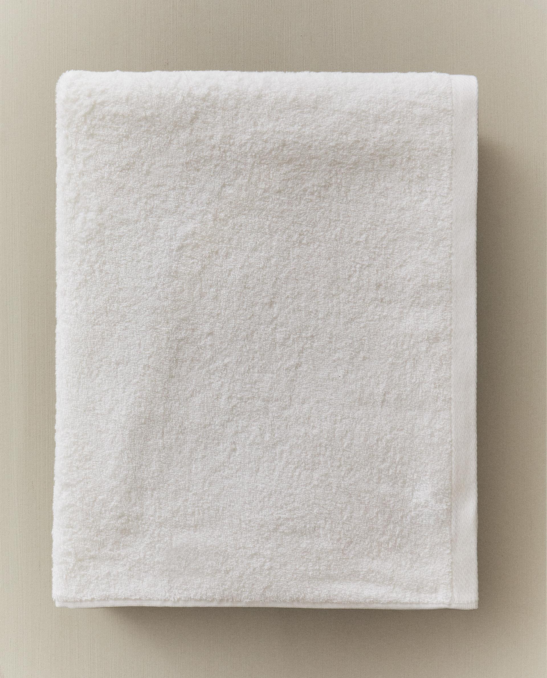 PLAIN COTTON TERRY BATH TOWEL (500 GXM²) product thumbnail 4