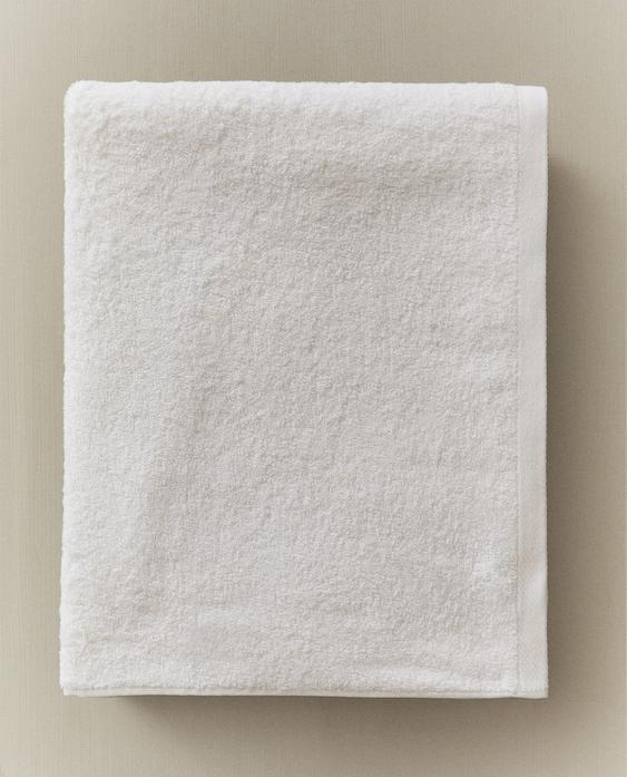 TOALLA BAÑO ALGODÓN RIZO LISA (500 GXM²)