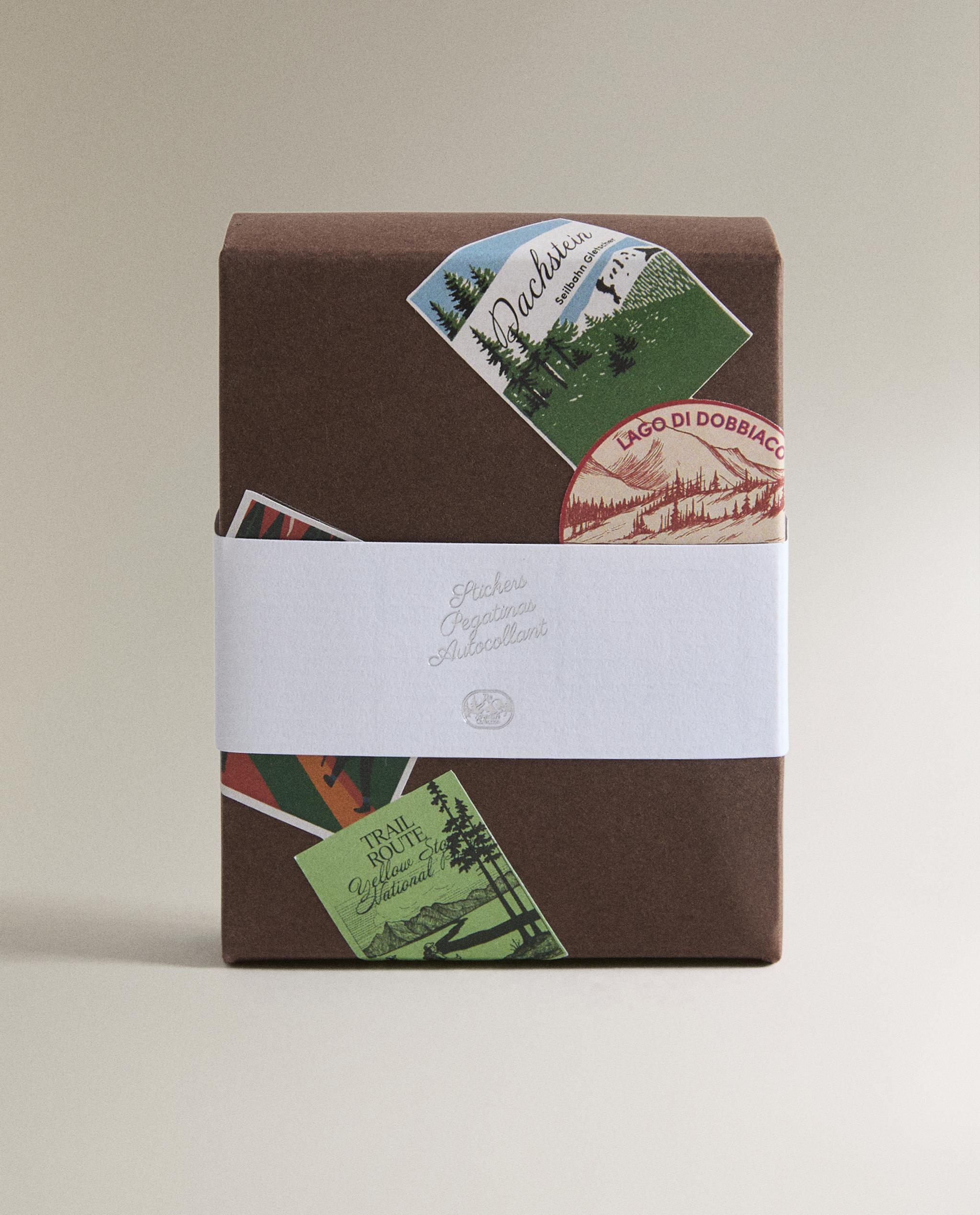 SET OF BOX AND 32 CAMPING STICKERS product thumbnail 2