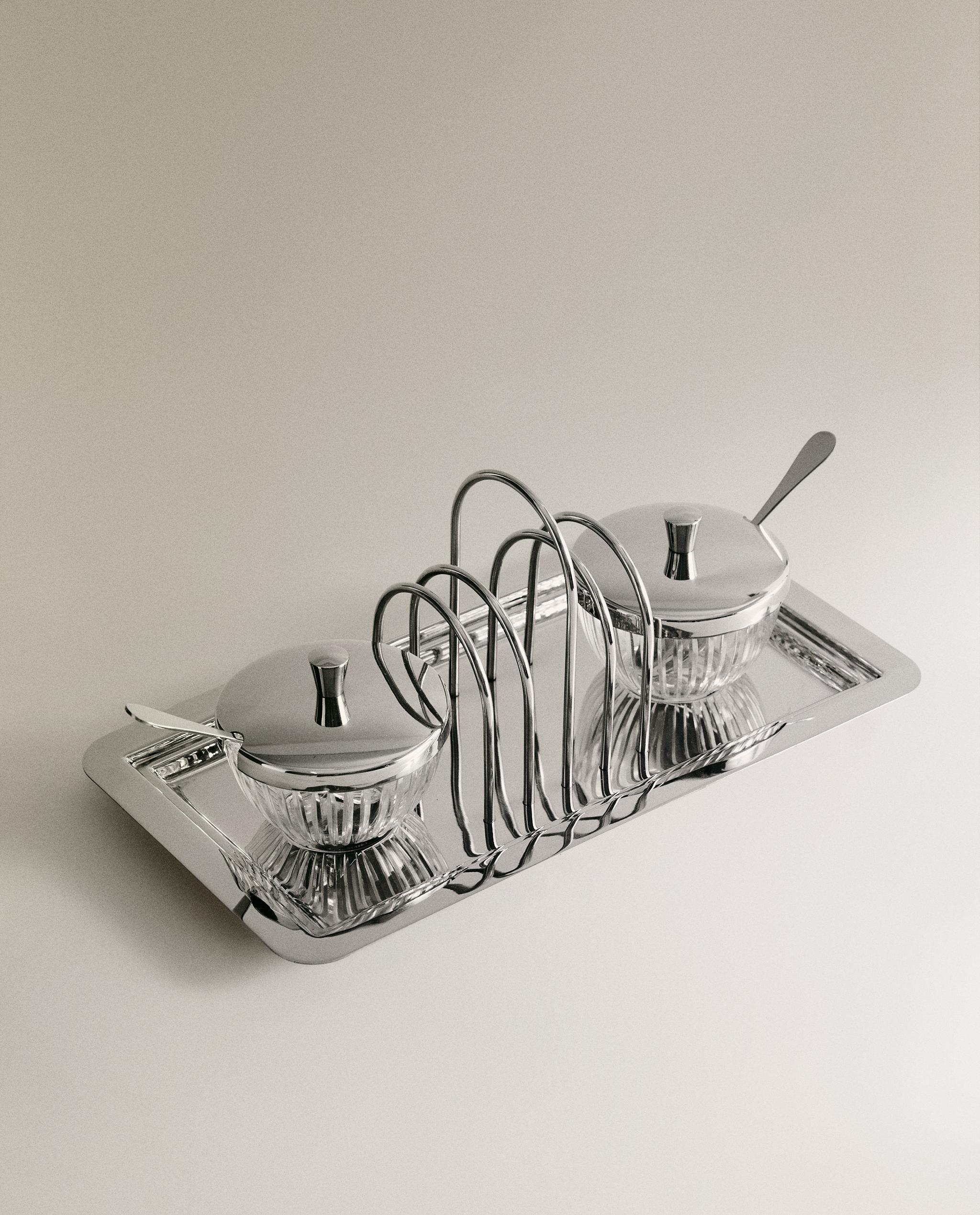 ステンレススチール製トーストホルダーと容器 | Zara Home 日本/Japan