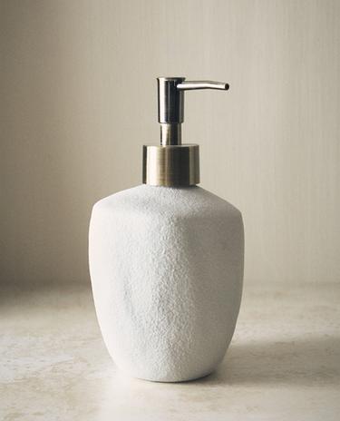 PORTA-SABONETE LÍQUIDO COM TEXTURA