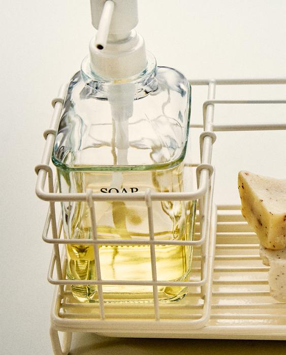 موزع صابون للمطبخ بهيكل موزع صابون للمطبخ بهيكل