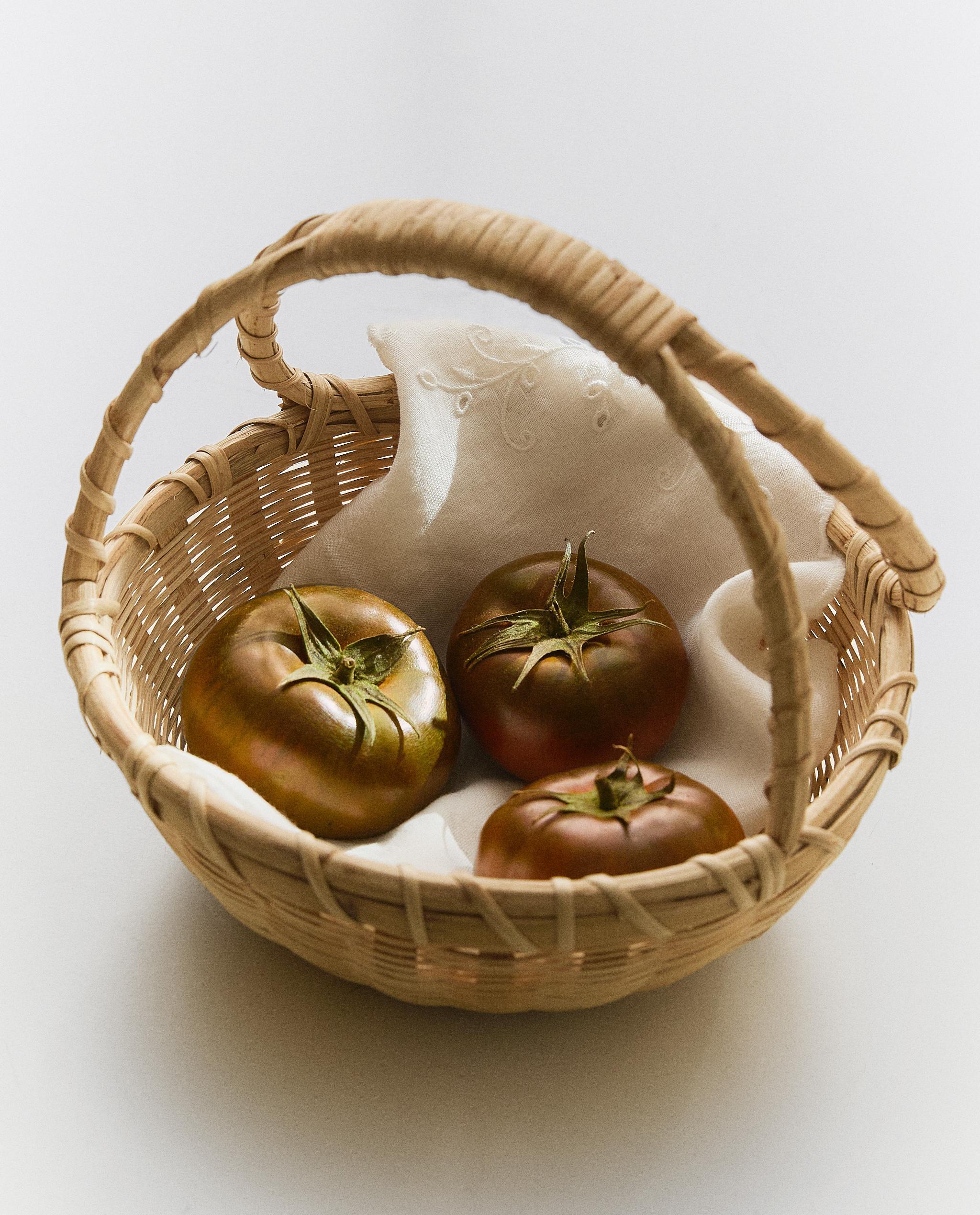 DOUBLE HANDLE BAMBOO BASKET product thumbnail 7