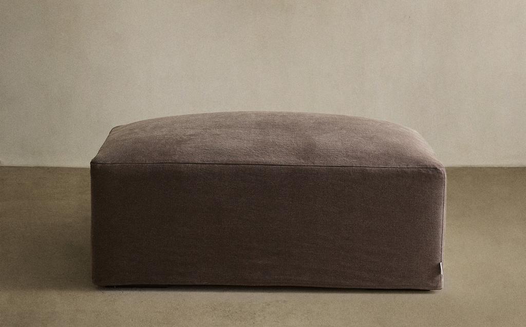 PUFF SFODERABILE IN LINO SLAVATO