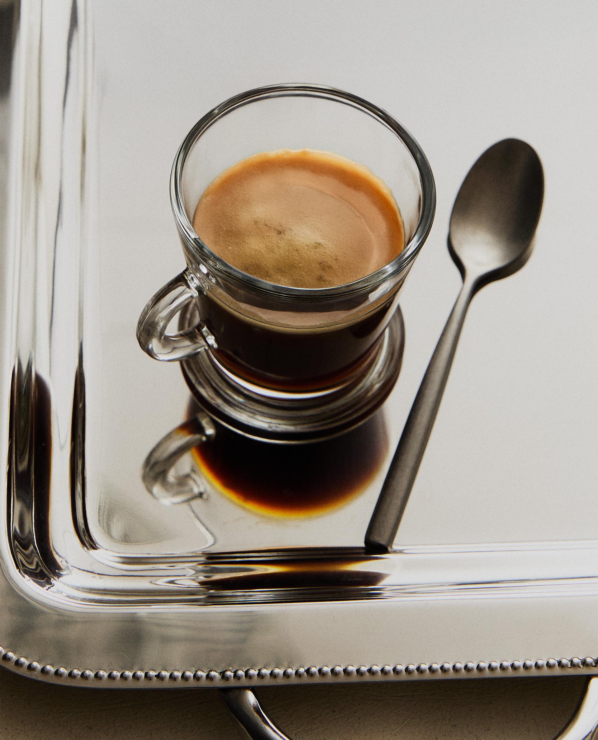 TRANSPARENT GLASS CAPPUCCINO CUP product thumbnail 4