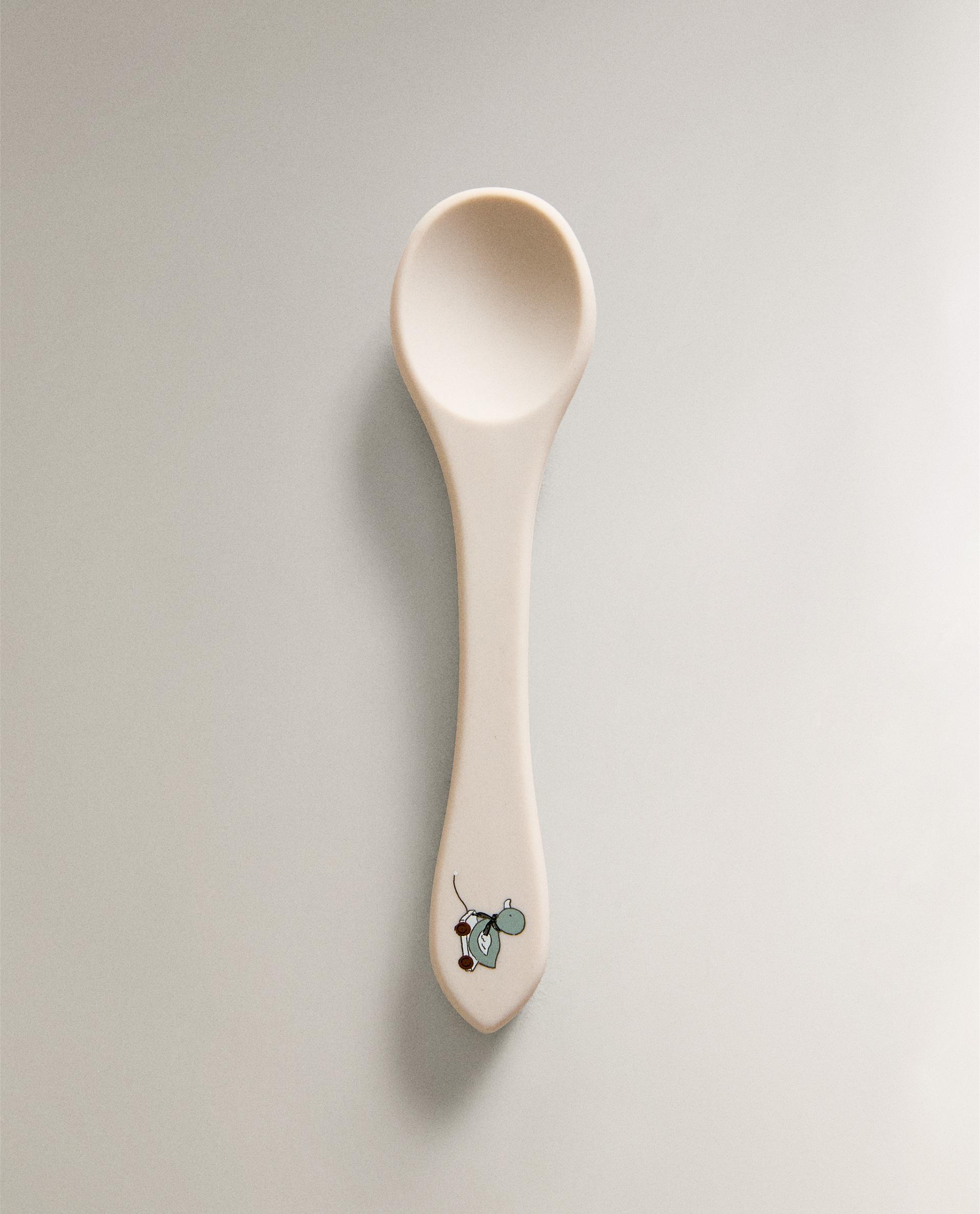 CHILDREN’S SILICONE DUCKLING SPOON