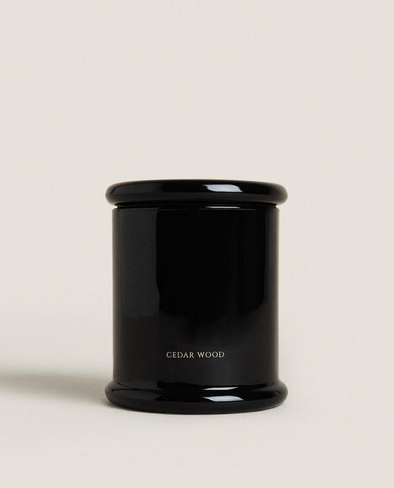 (350 G) CEDAR WOOD SCENTED CANDLE