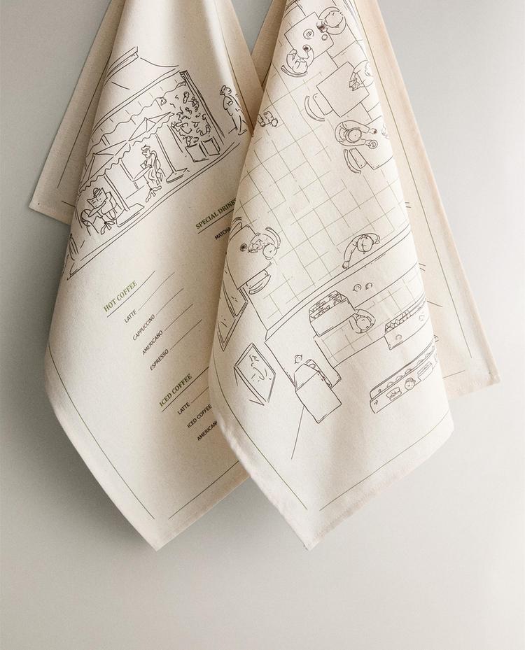 PACK OF COTTON CAFÉ TEA TOWELS (PACK OF 2)