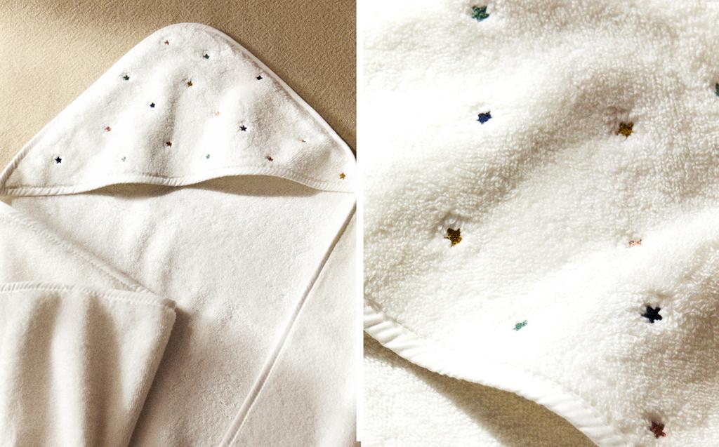 STARS HOODED BABY TOWEL STARS HOODED BABY TOWEL