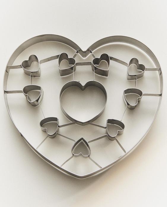 STEEL HEARTS BAKING MOULD