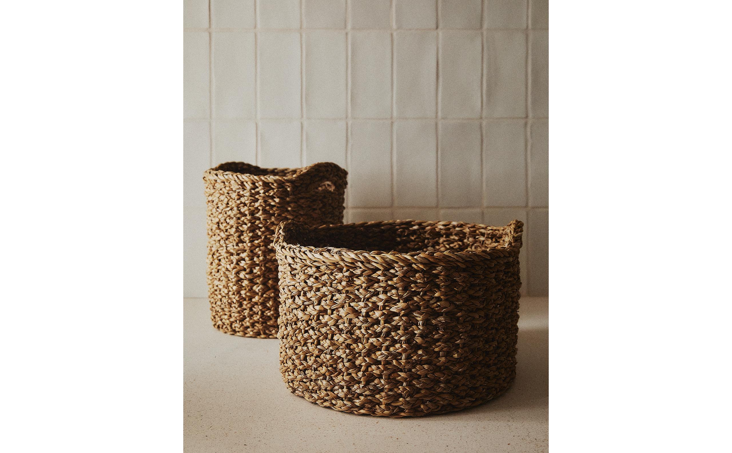 ラウンド シーグラス バスケット | Zara Home 日本/Japan