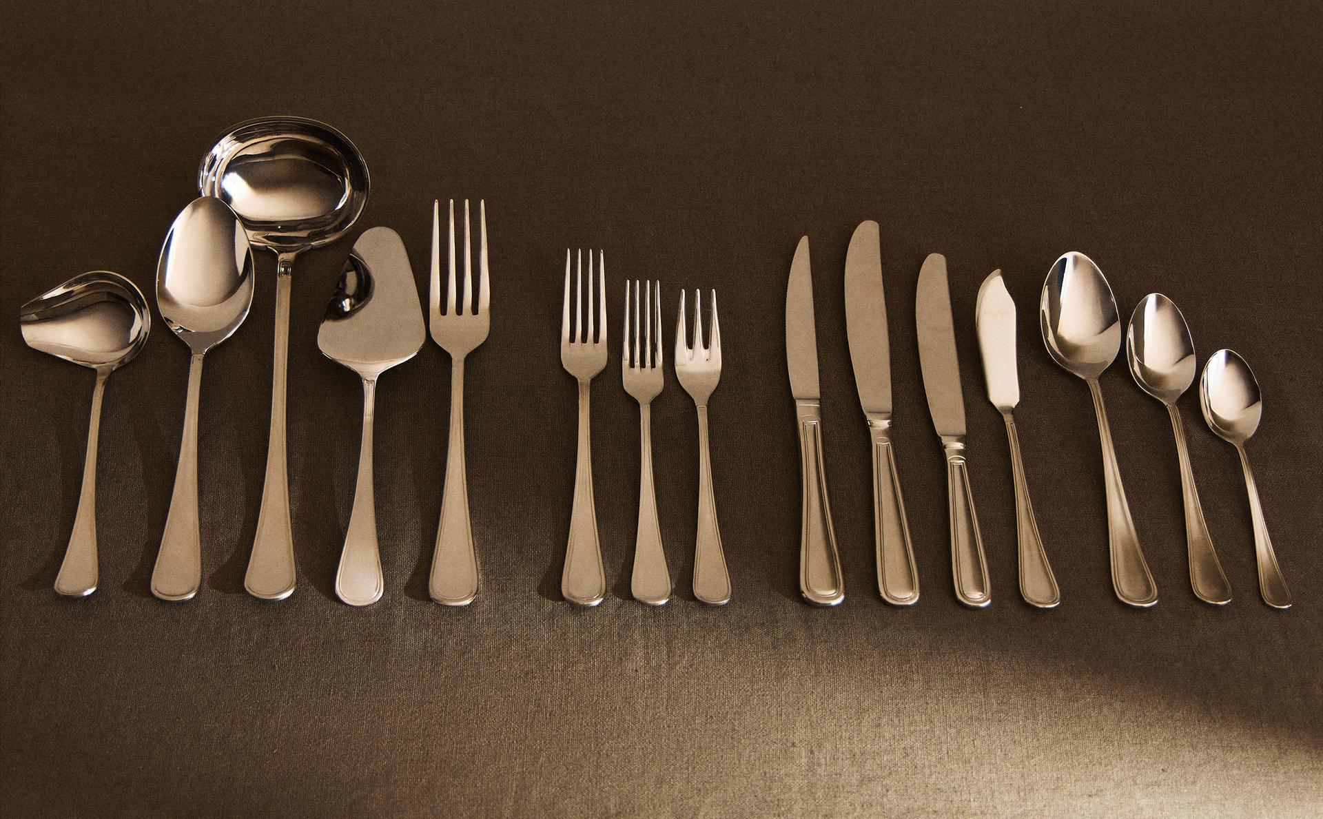 SHINY STEEL CUTLERY