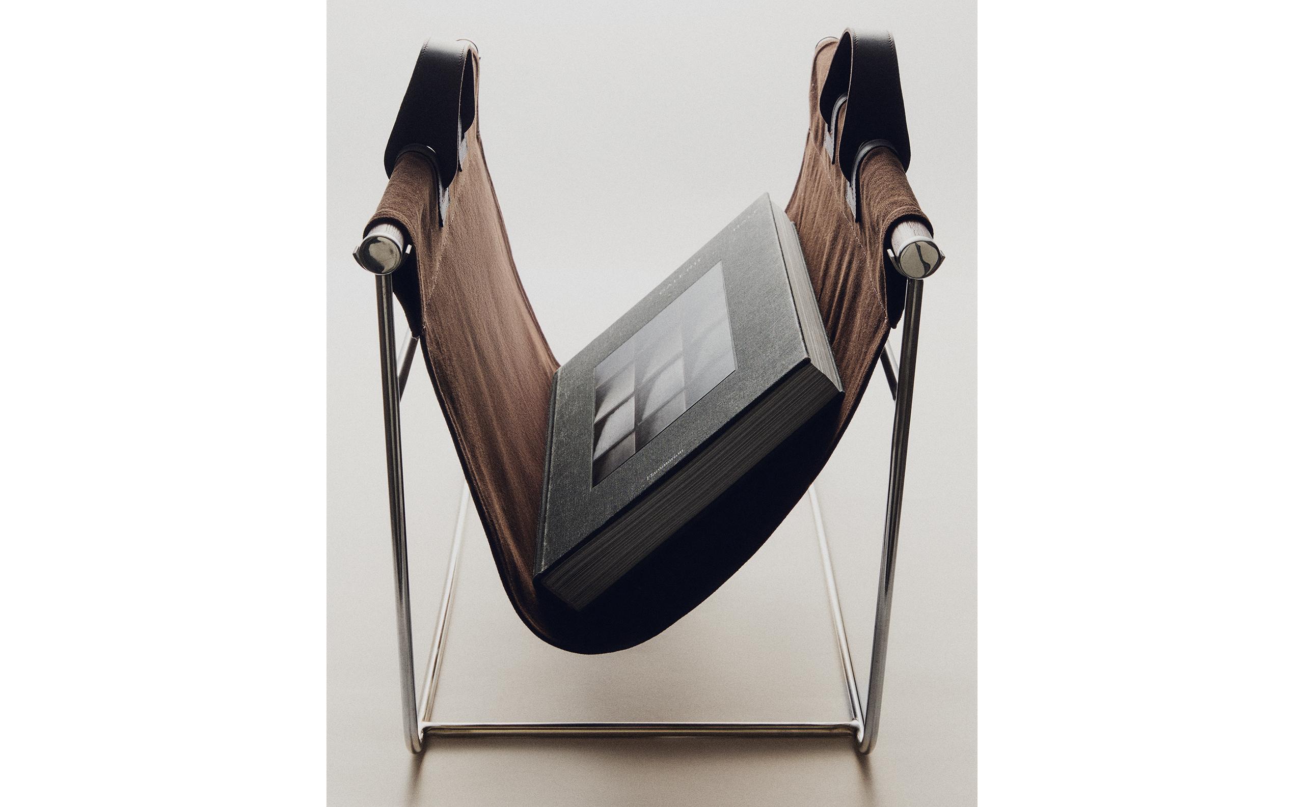 COTTON AND LEATHER MAGAZINE RACK product thumbnail 11