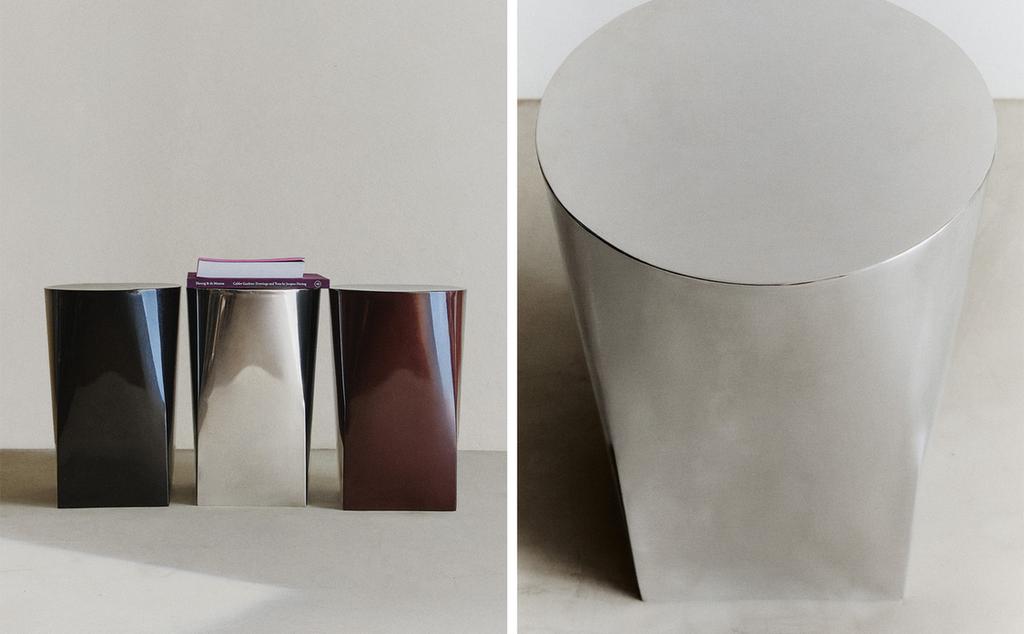 TABLE D'APPOINT ACIER INOXYDABLE