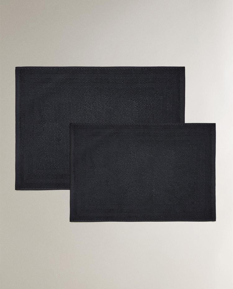 سجادة حمام قطن مانعة للانزلاق سجادة حمام قطن مانعة للانزلاق