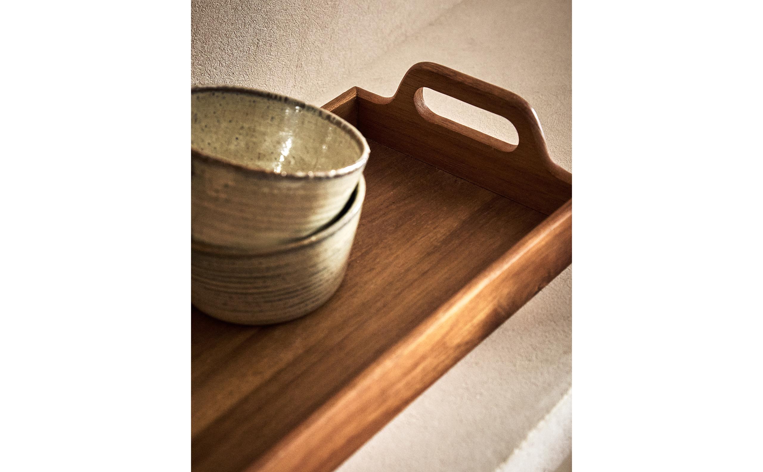 WOODEN TRAY WITH HANDLE product thumbnail 9