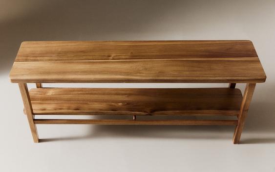 ACACIA WOOD DOUBLE BENCH